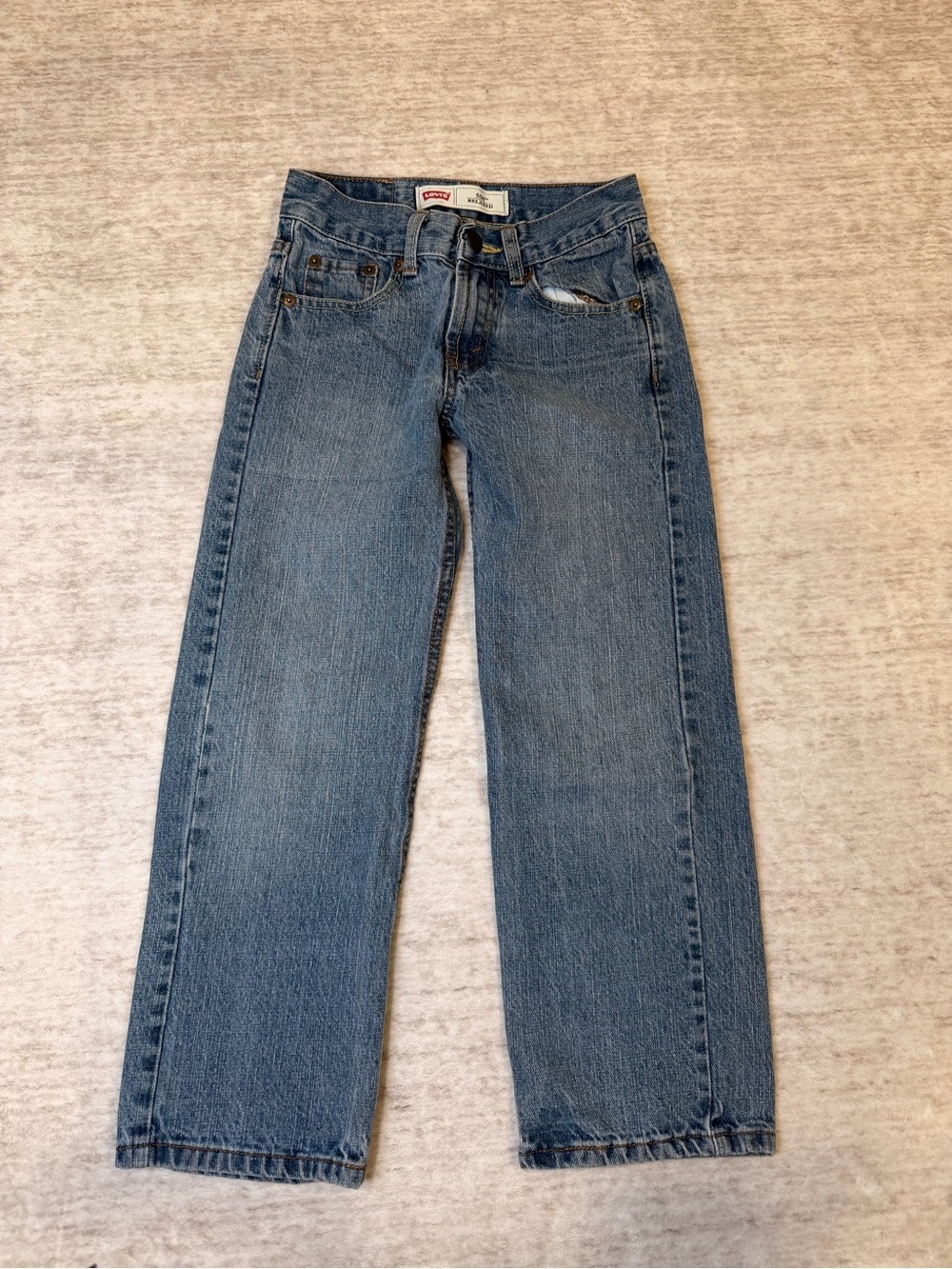 Levi's Kids Blue Straight-Leg Denim Jeans
